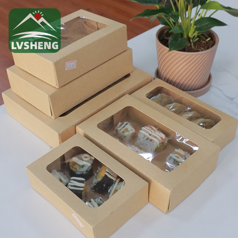 Sản phẩm mới từ Nhà máy Xiamen LVSheng -Sushi Togo với cửa sổ rõ ràng