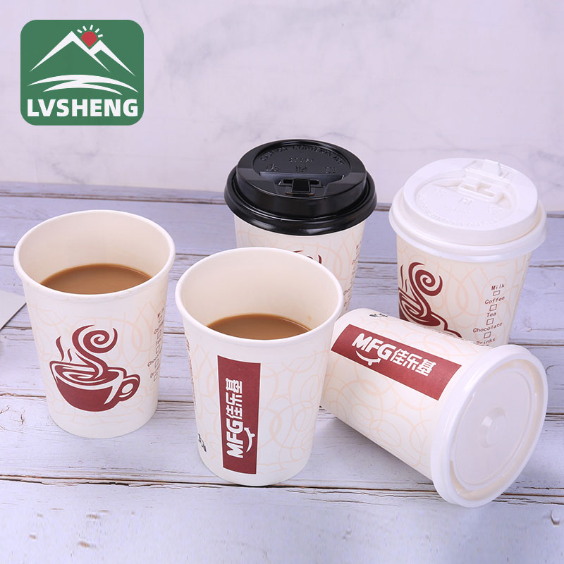 Ly giấy có nắp 12 Oz cho cà phê