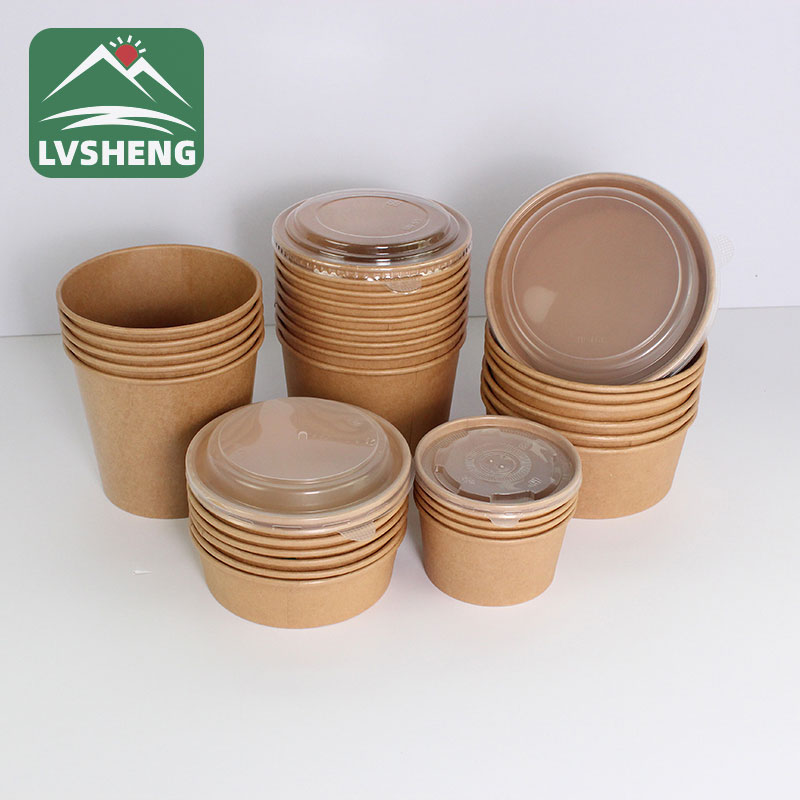 Lấy bát giấy cấp thực phẩm